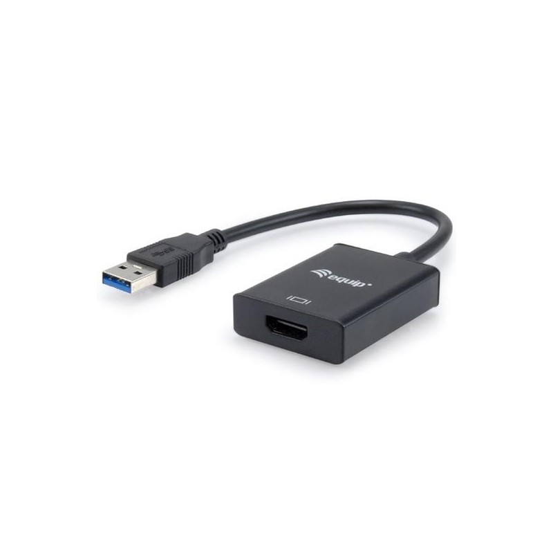 EQUIP CABLE ADAPTADOR USB 3.0 MACHO A HDMI HEMBRA NEGRO
