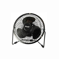 EQUIP VENTILADOR DE SOBREMESA USB LIFE 6" PLÁSTICO NEGRO