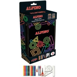 ALPINO PLUMIER DOBLE BLACK EN BLÍSTER MATERIAL INCLUÍDO