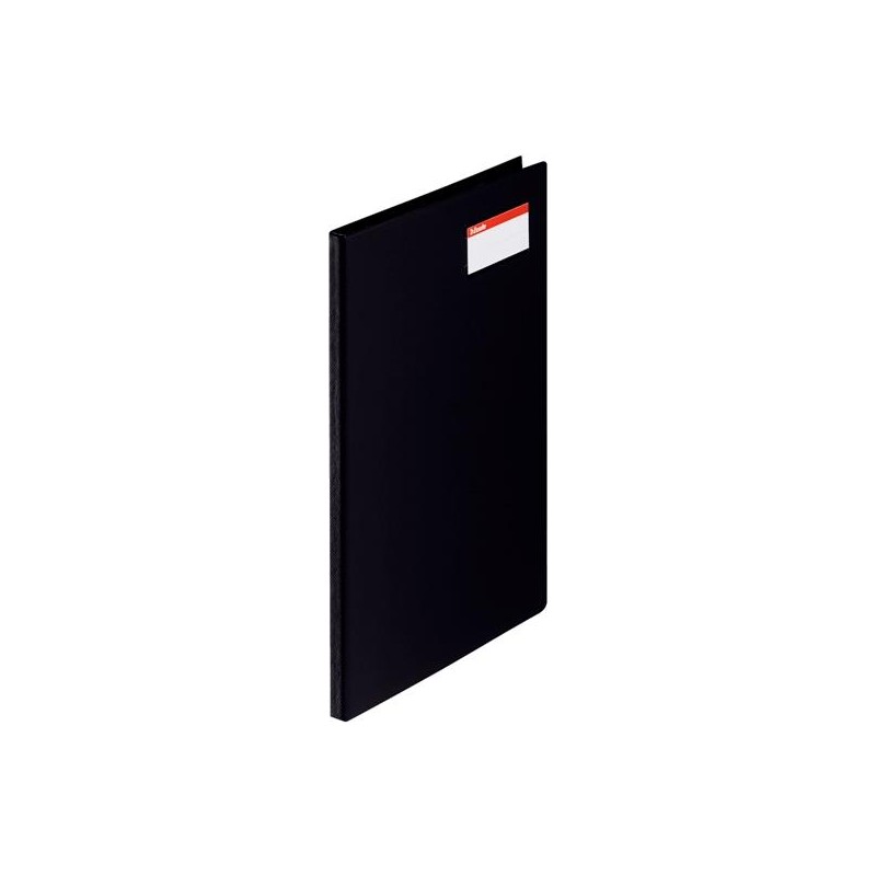 ESSELTE CARPETA CON PINZA MINICLIP LATERAL A4 C/TARJETERO PVC NEGRO