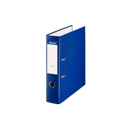 ESSELTE ARCHIVADOR PALANCA FOLIO LOMO ANCHO PP INTERIOR FORRADO EN PAPEL RADO CANTONERAS AZUL
