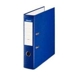 ESSELTE ARCHIVADOR PALANCA A4 LOMO ANCHO PP INTERIOR FORRADO EN PAPEL RADO CANTONERAS AZUL