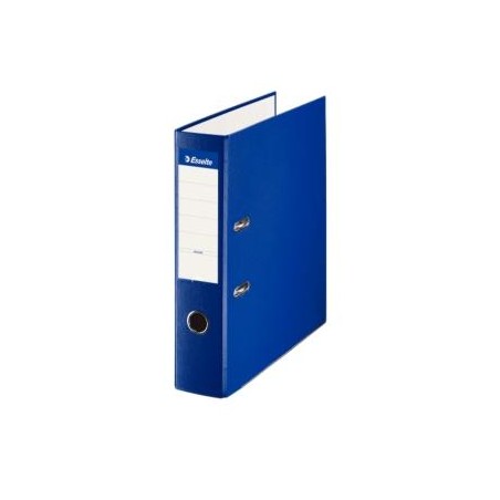 ESSELTE ARCHIVADOR PALANCA A4 LOMO ANCHO PP INTERIOR FORRADO EN PAPEL RADO CANTONERAS AZUL