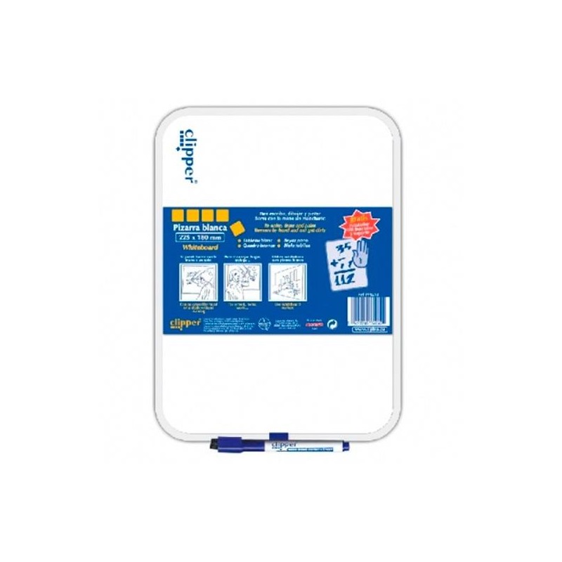 ALPINO PIZARRA BLANCA PEQUEÑA 25,5X18CM CON ROTULADOR BLISTER