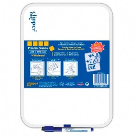 ALPINO PIZARRA BLANCA PEQUEÑA 25,5X18CM CON ROTULADOR BLISTER