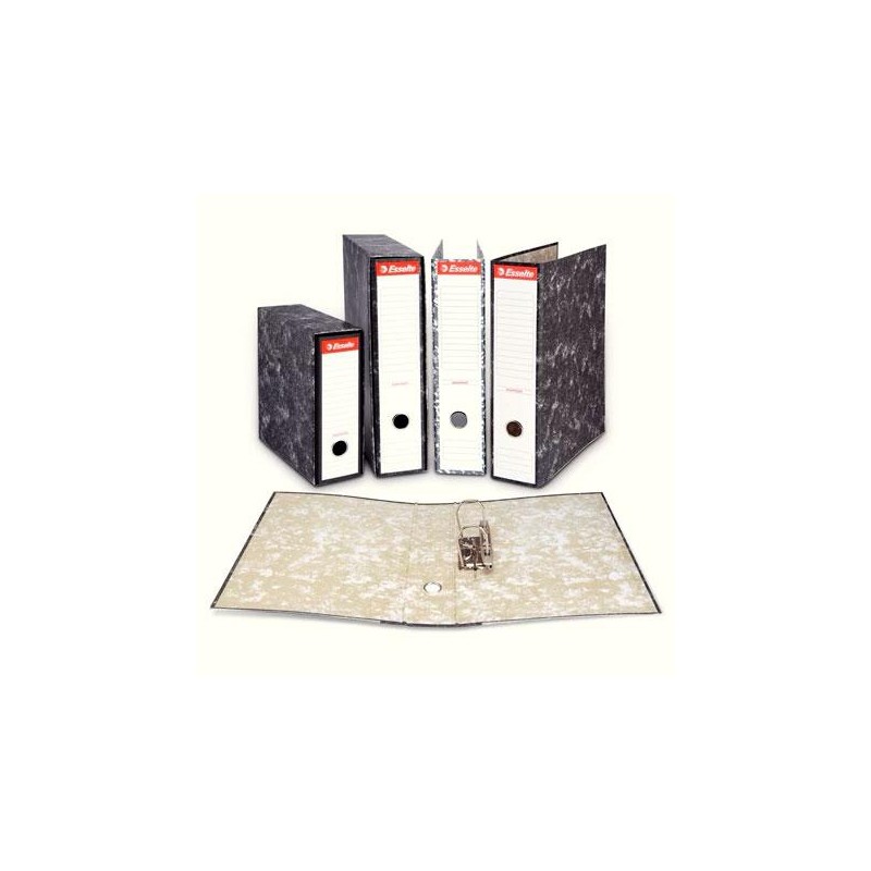ESSELTE ARCHIVADOR PALANCA FOLIO LOMO ANCHO CARTÓN JASPEADO