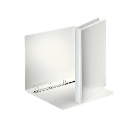 ESSELTE CARPETA CANGURO BÁSICA PERSONALIZABLE 4 ANILLAS REDONDAS 16MM A4 PP BLANCO