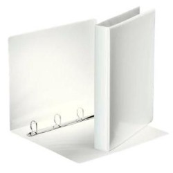 ESSELTE CARPETA CANGURO BÁSICA PERSONALIZABLE 4 ANILLAS MIXTAS 25MM A4 PP BLANCO