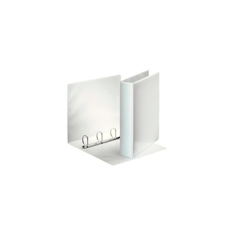 ESSELTE CARPETA CANGURO BÁSICA PERSONALIZABLE 4 ANILLAS MIXTAS 50MM A4 PP BLANCO