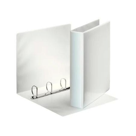 ESSELTE CARPETA CANGURO BÁSICA PERSONALIZABLE 4 ANILLAS MIXTAS 50MM A4 PP BLANCO