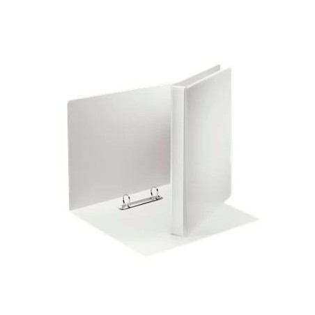 ESSELTE CARPETA CANGURO BÁSICA PERSONALIZABLE 2 ANILLAS MIXTAS 40MM A4 PP BLANCO