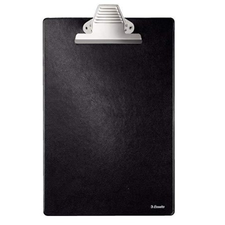 ESSELTTE CARPETA CON PINZA A4 BASE DE PLASTICO FORRADO NEGRO