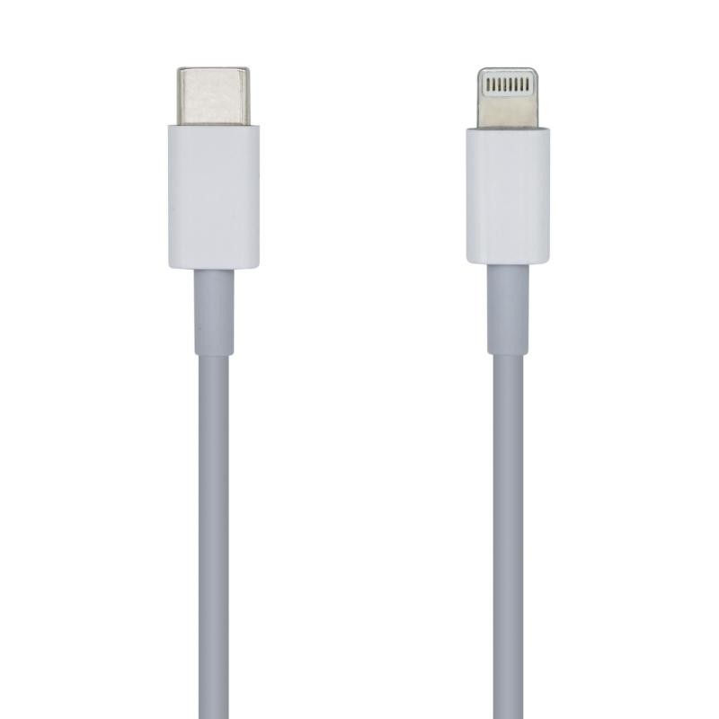 AISENS CABLE-APPLE -USB TYPE C-LIGHTNING-2A, 2M CARGA RÁPIDA BLANCO