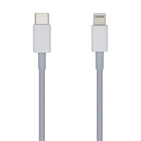 AISENS CABLE-APPLE -USB TYPE C-LIGHTNING-2A, 2M CARGA RÁPIDA BLANCO