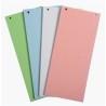 EXACOMPTA SEPARADORES CARTULINA RECICLADA 105X240MM PAQUETE 100 FICHAS COLORES SURTIDOS