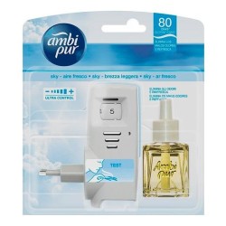AMBIPUR AMBIENTADOR ELÉCTRICO DIFUSOR + RECAMBIO AIRE FRESCO 21,5ML