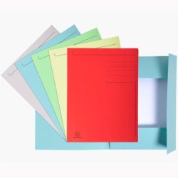 EXACOMPTA SUBCARPETA IMPRESA 3 SOLAPAS FOREVER A4 280GR COLORES SURTIDOS