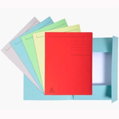 EXACOMPTA SUBCARPETA IMPRESA 3 SOLAPAS FOREVER A4 280GR COLORES SURTIDOS