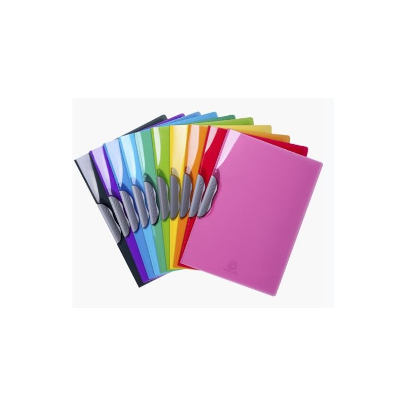 EXACOMPTA DOSSIER CON CLIP DESIGN IDERAMA POLIPROPILENO A4 COLORES SURTIDOS