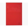 EXACOMPTA SUBCARPETA A4 FOREVER CON VENTANA ROJO 120GR -100U-