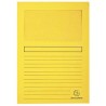 EXACOMPTA SUBCARPETA A4 FOREVER CON VENTANA AMARILLO 120GR -100U-