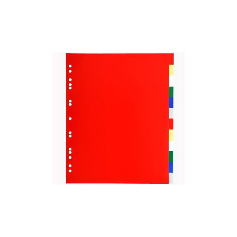 EXACOMPTA SEPARADORES 12 POSICIONES A4+ PP FLEXIBLE COLORES NEUTROS