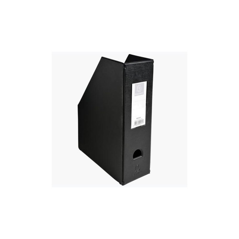 EXACOMPTA REVISTERO LOMO 100MM A4 CARTON FORRADO DE PLASTICO PP NEGRO