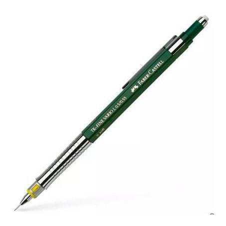 FABER CASTELL PORTAMINAS TK-FINE VARIO L 0,35MM VERDE/PLATA