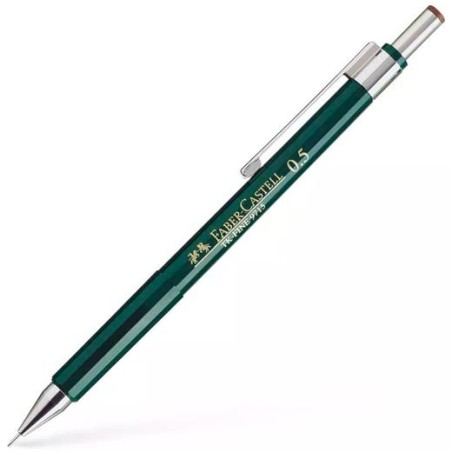 FABER CASTELL PORTAMINAS TK-FINE 9715 0,5MM C/GOMA VERDE