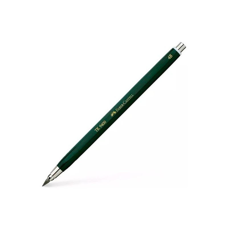 FABER CASTELL PORTAMINAS TK9400 3,15MM MINA 4B VERDE