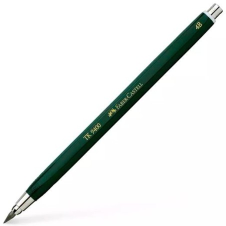FABER CASTELL PORTAMINAS TK9400 3,15MM MINA 4B VERDE