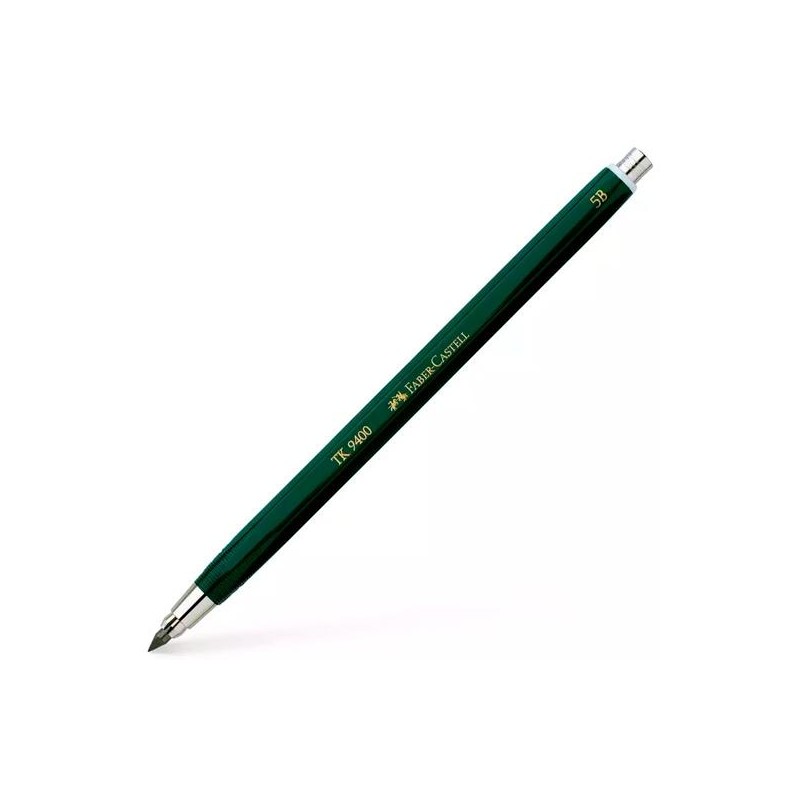 FABER CASTELL PORTAMINAS TK9400 3,15MM MINA 6B VERDE