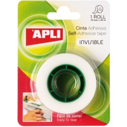 APLI CINTA ADHESIVA TRANSPARENTE ROLLO 19MM X 33M PACK 10 UD