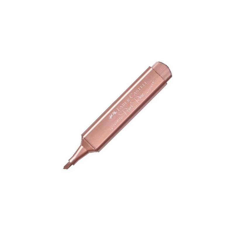 FABER CASTELL MARCADOR TEXTLINER 46 METÁLICO ORO ROSA