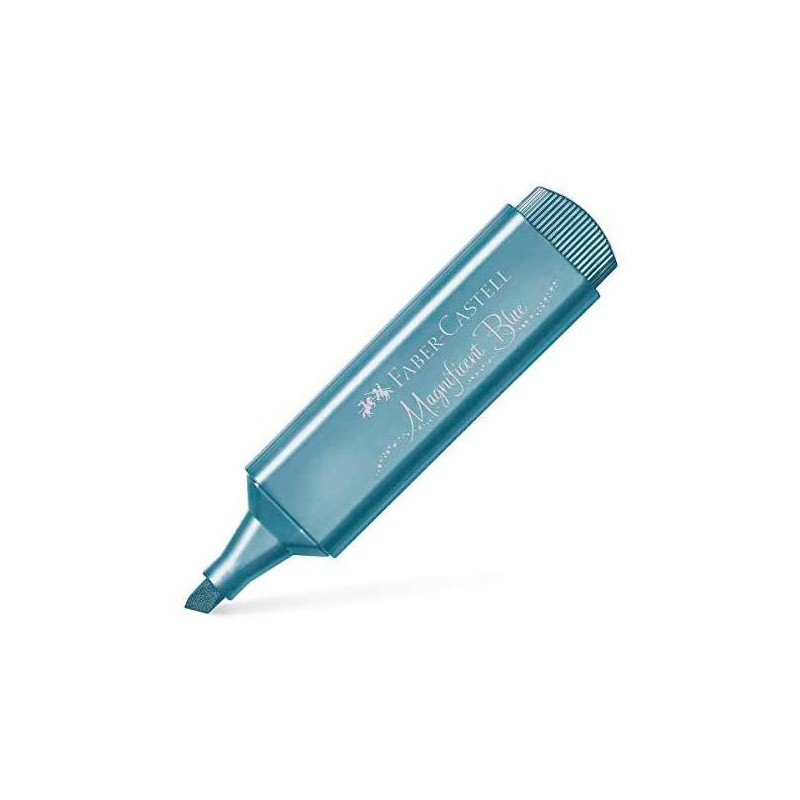 FABER CASTELL MARCADOR TEXTLINER 46 METÁLICO AZUL