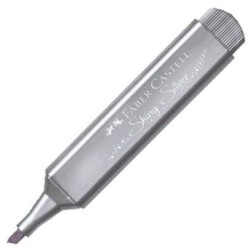 FABER CASTELL MARCADOR TEXTLINER 46 METÁLICO PLATA