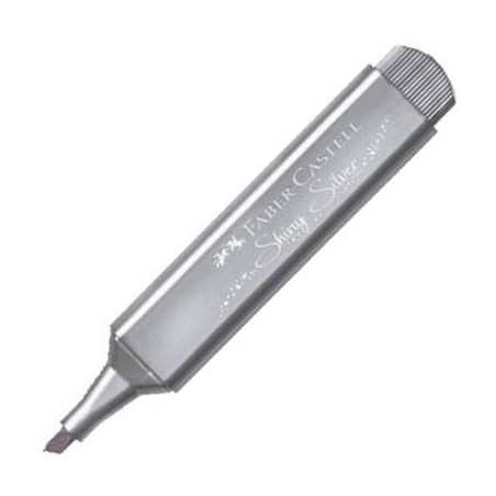 FABER CASTELL MARCADOR TEXTLINER 46 METÁLICO PLATA