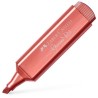 FABER CASTELL MARCADOR TEXTLINER 46 METÁLICO ROJO