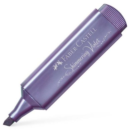 FABER CASTELL MARCADOR TEXTLINER 46 METÁLICO VIOLETA