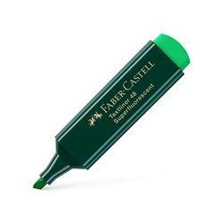 FABER CASTELL MARCADOR FLUORESCENTE TEXTLINER 48 VERDE