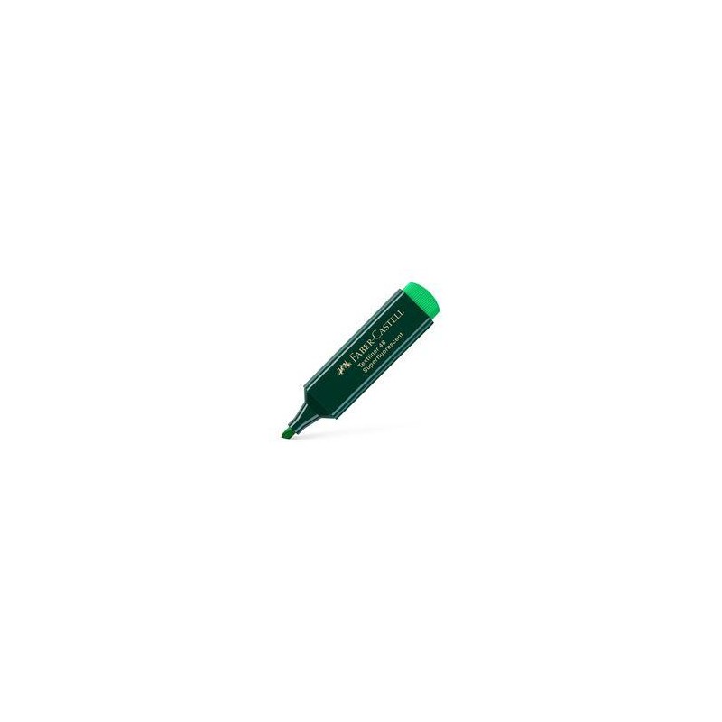 FABER CASTELL MARCADOR FLUORESCENTE TEXTLINER 48 VERDE