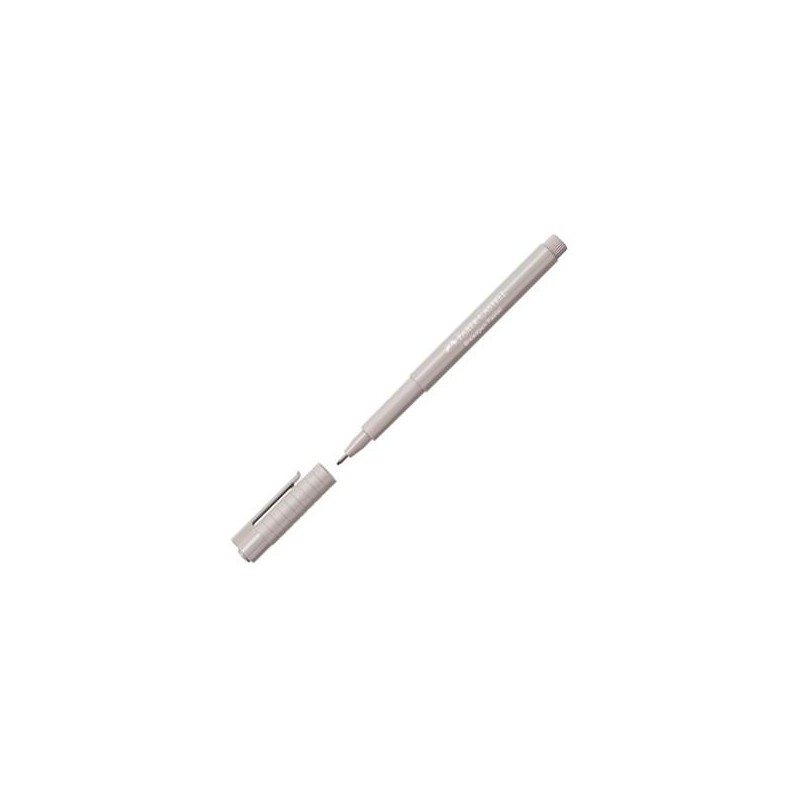 FABER CASTELL ROTULADOR BROADPEN PASTEL 0.8MM GRIS