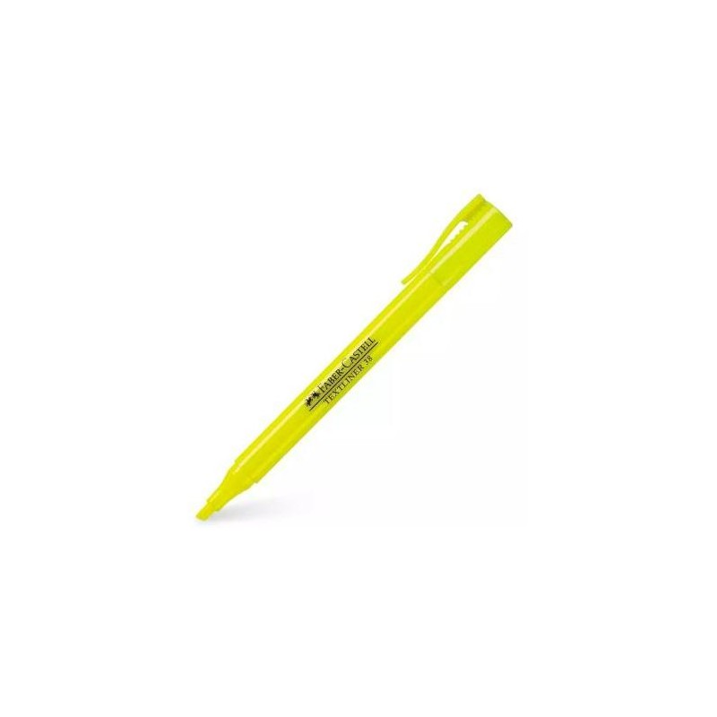 FABER CASTELL MARCADOR FLUORESCENTE TEXTLINER 38 AMARILLO