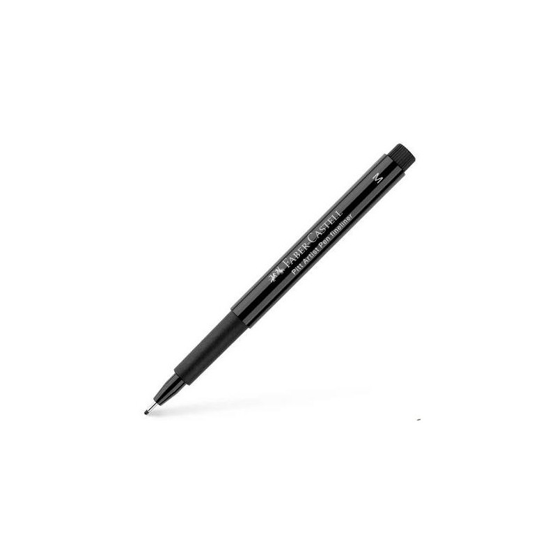 FABER CASTELL ROTULADOR PERMANENTE PITT ARTIST PEN FINELINER M 0.7MM NEGRO