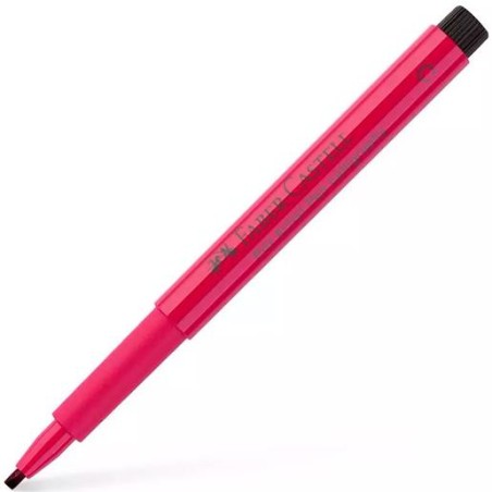 FABER CASTELL ROTULADOR PERMANENTE PITT ARTIST PEN CALLIGRAPHY 2.5MM ROSA CARMÍN