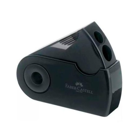 FABER CASTELL AFILALÁPICES DOBLE FUNDA Y DEPÓSITO NEGRO