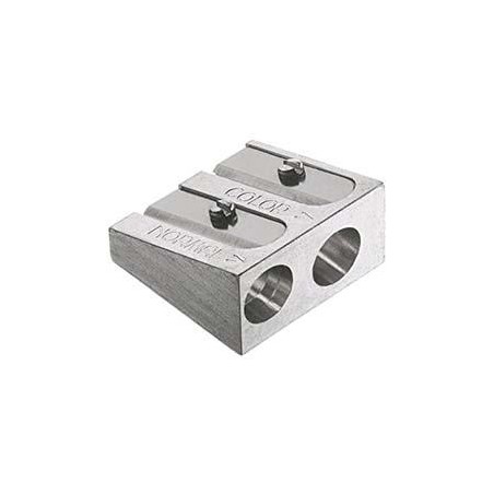 FABER CASTELL AFILALÁPICES DOBLE METÁLICO PLATEADO