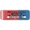 FABER CASTELL GOMA DE BORRAR BISELADA MIXTA PARA GRAFITO Y TINTA AZUL/ROJO