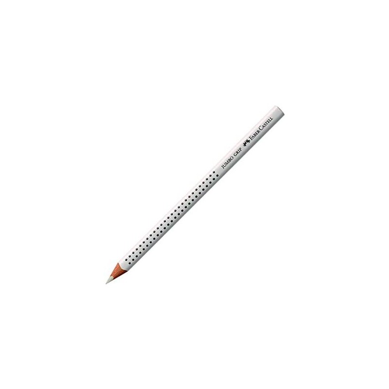 FABER CASTELL LÁPICES DE COLORES JUMBO GRIP UNICOLOR BLANCO