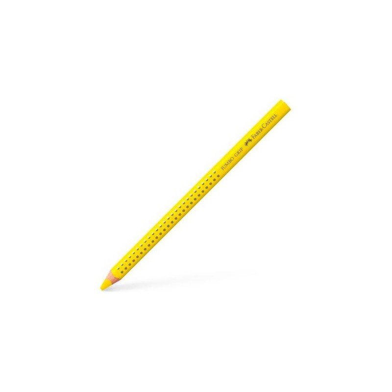 FABER CASTELL LÁPICES DE COLORES JUMBO GRIP UNICOLOR AMARILLO CADMIO